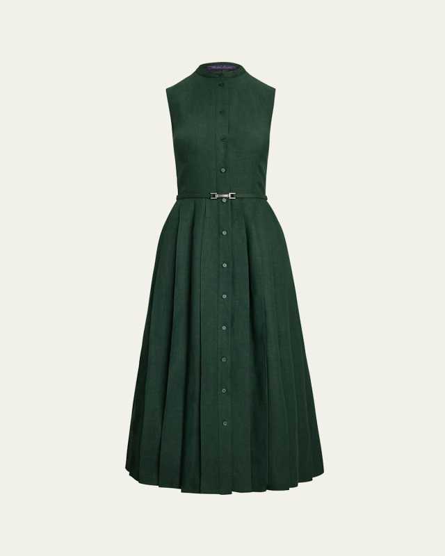 Kennedi Linen Sleeveless Day Dress
